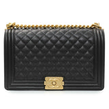 Chanel Black Caviar New Medium Boy Flap