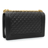 Chanel Black Caviar New Medium Boy Flap