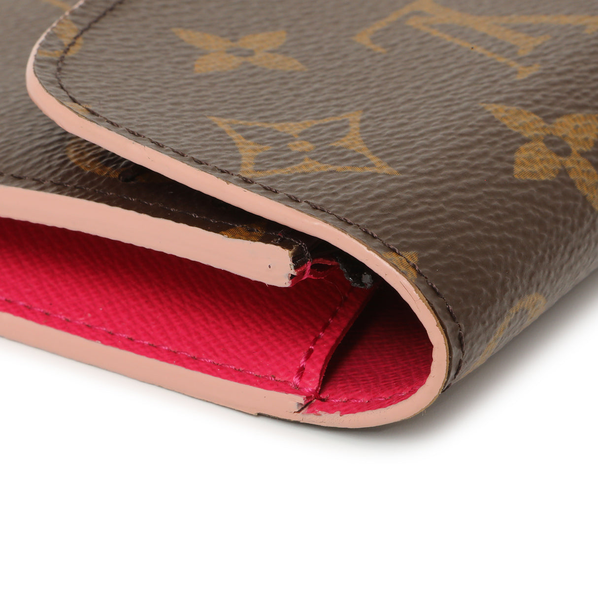 Louis Vuitton Monogram Fuchsia Bloom Flower Emilie Wallet