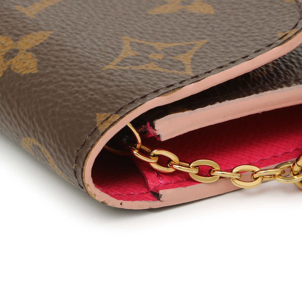 Louis Vuitton Monogram Fuchsia Bloom Flower Emilie Wallet