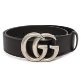 Gucci Black Calfskin Double G 40mm Belt