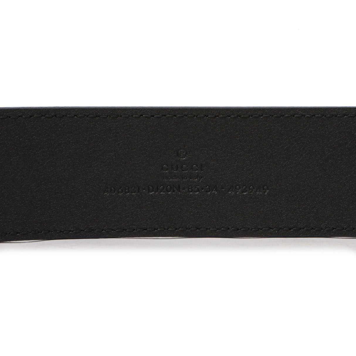 Gucci Black Calfskin Double G 40mm Belt