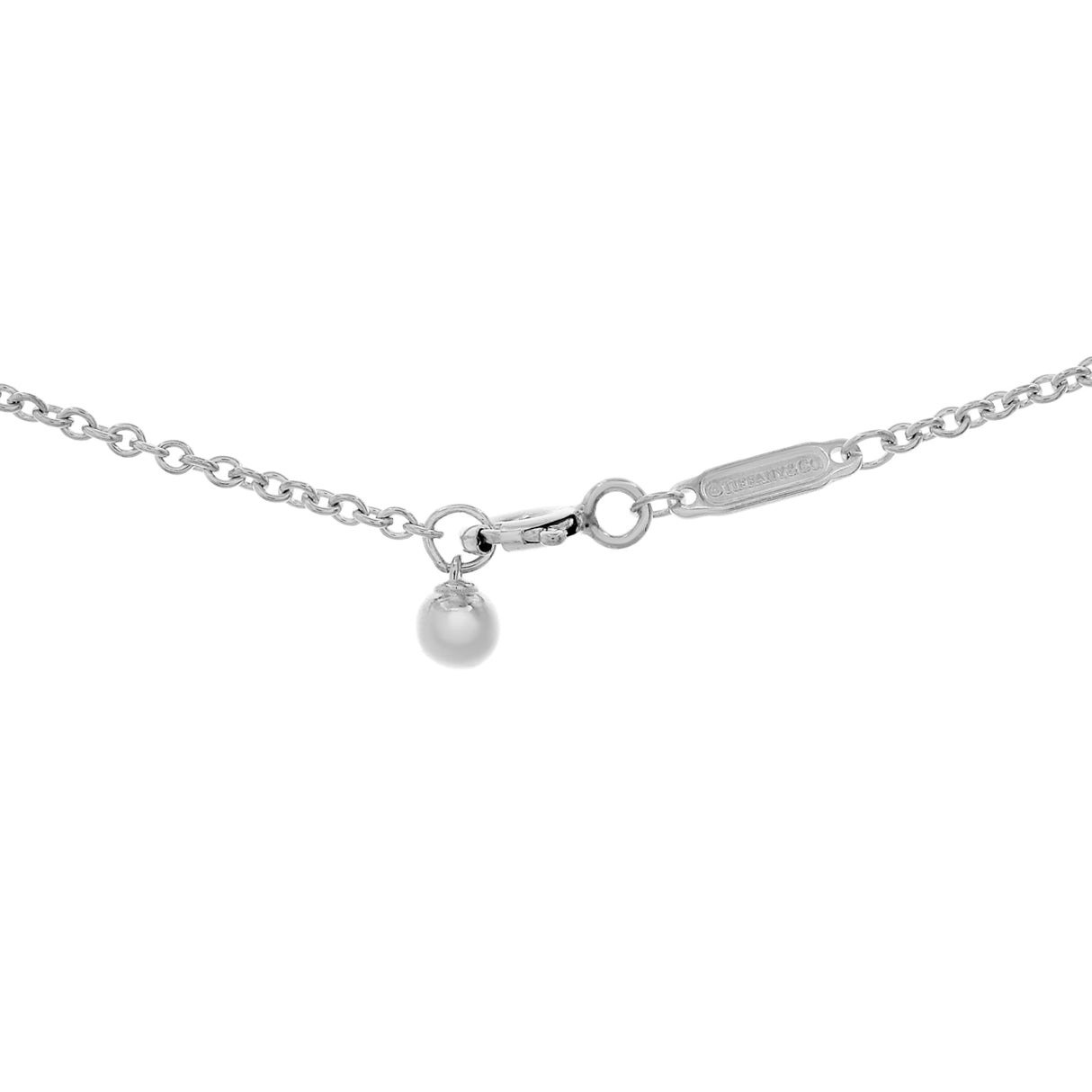Tiffany & Co. Sterling Silver 12.5mm HardWear Ball Pendant Necklace Designer Jewellery Tiffany and Co