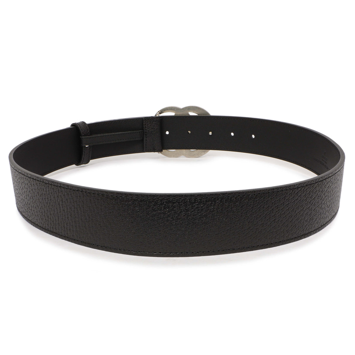 Gucci Black Calfskin Double G 40mm Belt