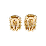 18K Yellow Gold 9.36 Carat Diamond Earrings Fine Jewellery Modaselle