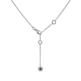 Bulgari Sterling Silver Onyx Ruby Save the Children Pendant Necklace Designer Jewellery Bulgari