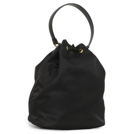 Prada Black Vela Bucket Bag