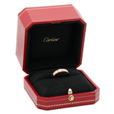 Cartier 18K Rose Gold C de Cartier Wedding Band Ring Designer Jewellery Cartier