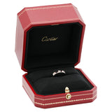 Cartier 18K White Gold Love Wedding Band Ring Designer Jewellery Cartier