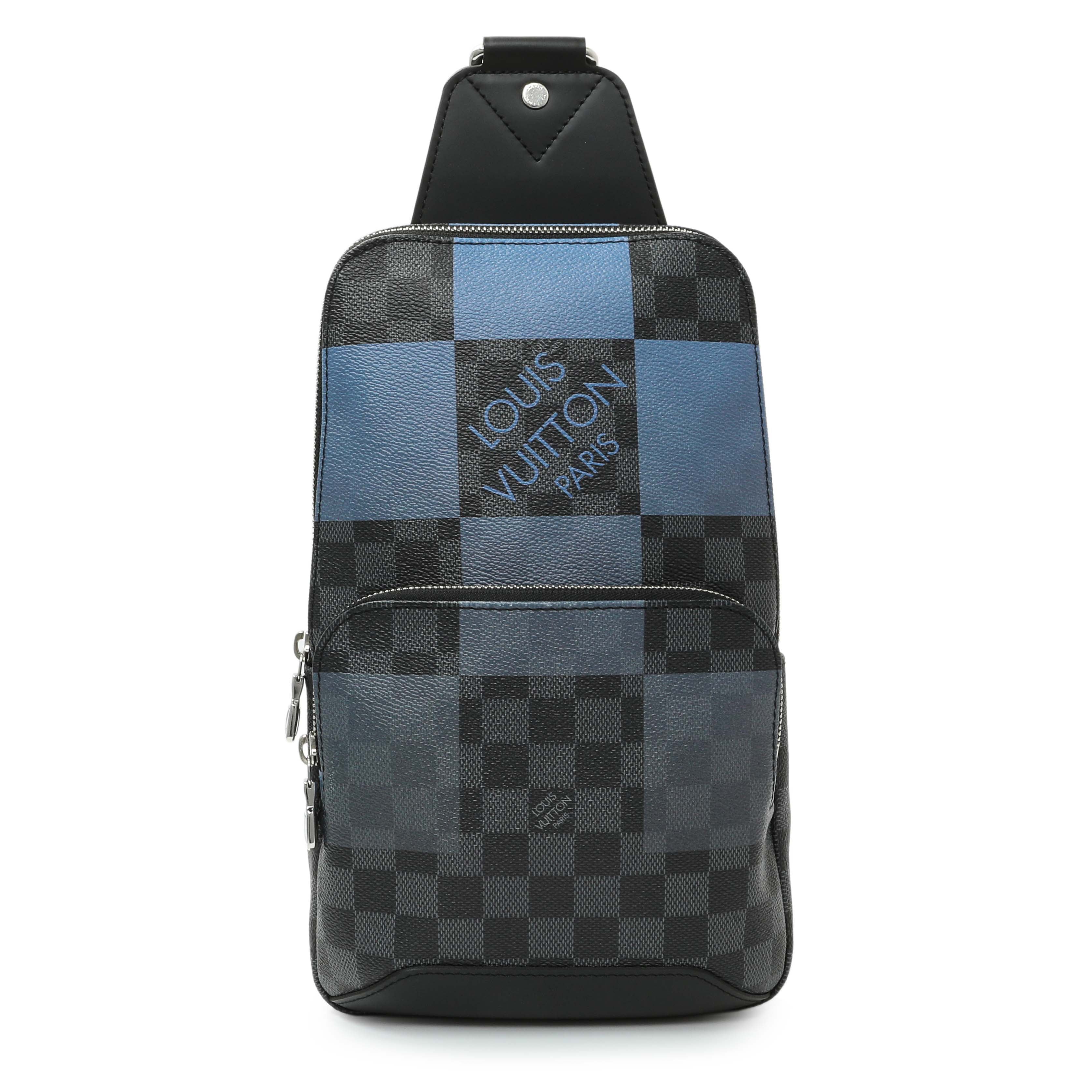 giant louis vuitton backpack Louis Vuitton Damier Graphite Giant Avenue Sling Backpack – Modaselle