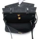 Hermes Black Military Toile Vache Hunter Herbag Zip Retourne 31 PM