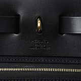 Hermes Black Military Toile Vache Hunter Herbag Zip Retourne 31 PM