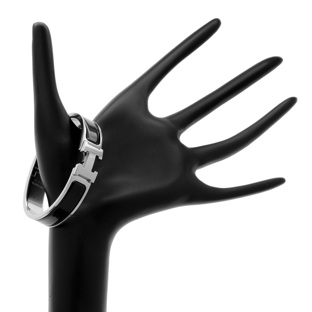 Hermes Black Enamel Clic H Bracelet Designer Jewellery Hermes