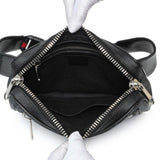 Gucci Black Soft GG Supreme Monogram Web Belt Bag Handbags Gucci