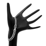 David Yurman Sterling Silver 8mm Curb Chain Bracelet Designer Jewellery David Yurman