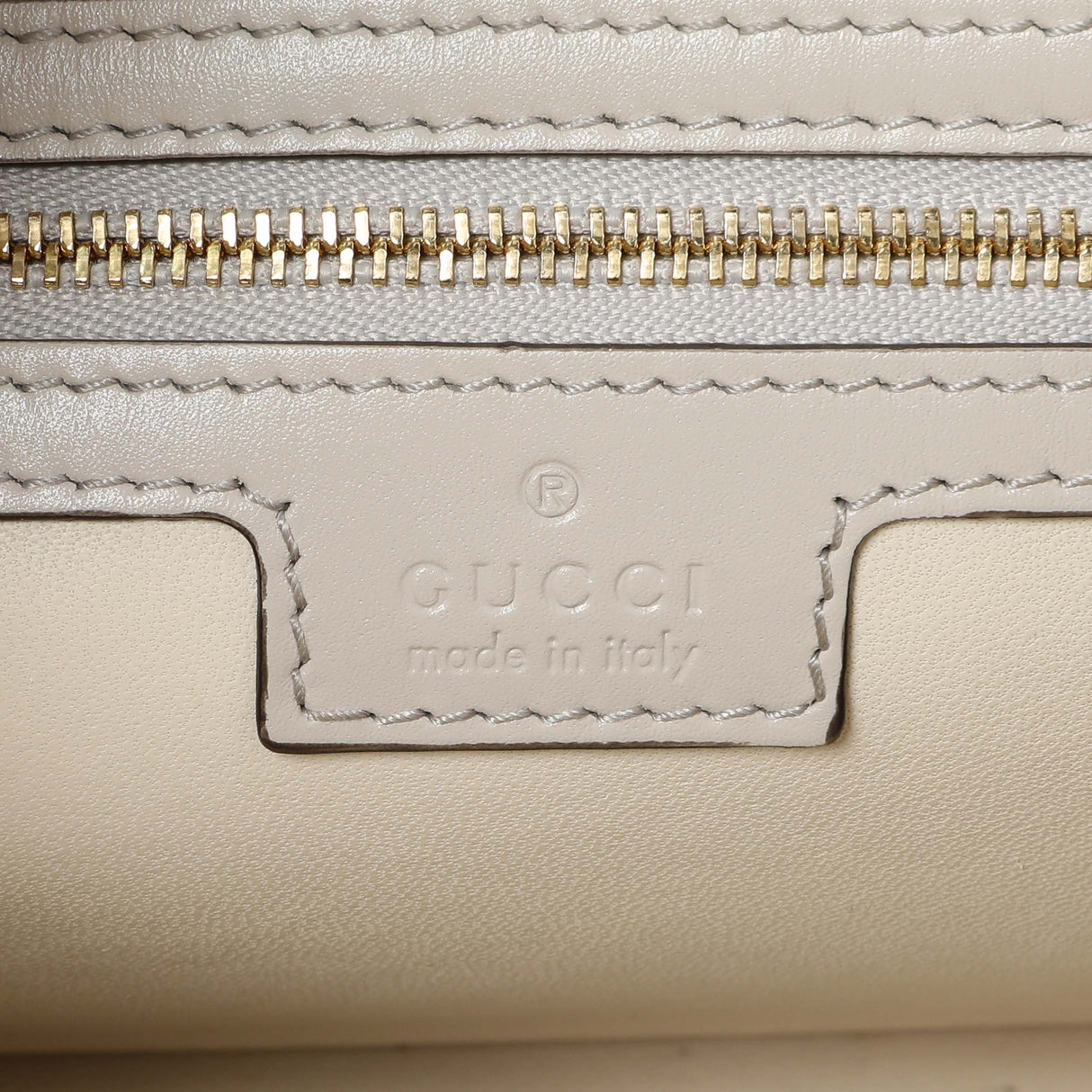 Gucci Grey Calfskin Small Jackie Shoulder Bag
