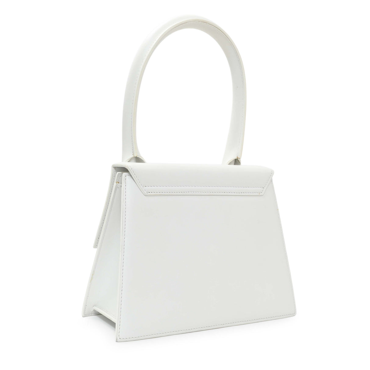 Jacquemus White Smooth Calfskin Le Grand Chiquito