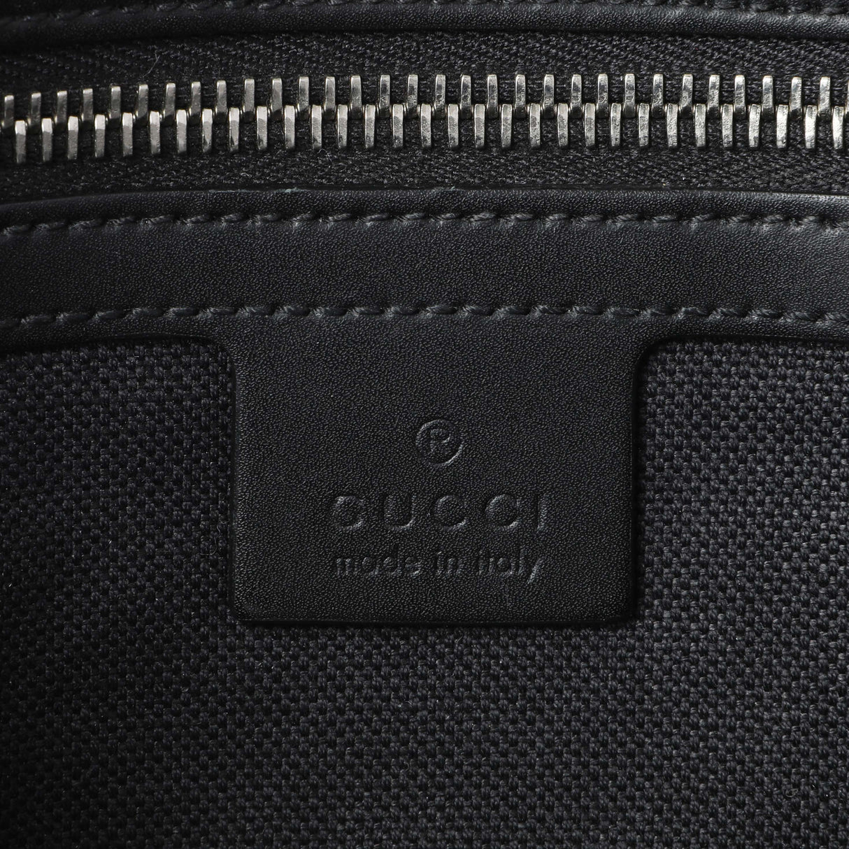 Gucci Black Soft GG Supreme Monogram Web Belt Bag Handbags Gucci