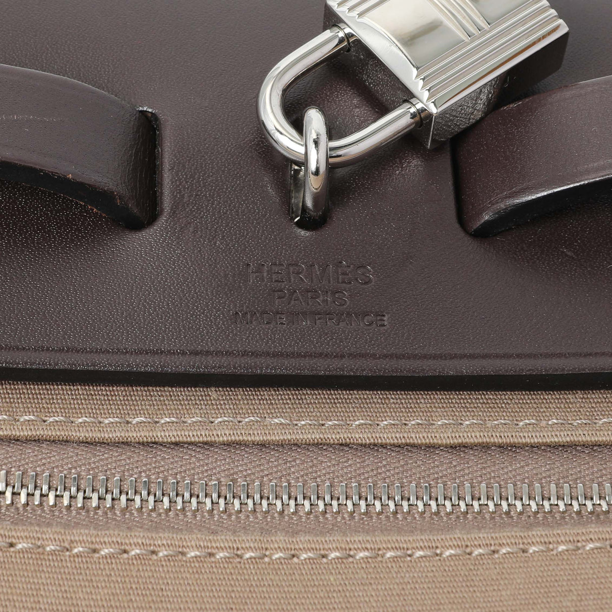 Hermes Etoupe/Ebene Herbag Zip 31 Handbags Hermes