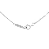 Tiffany & Co. 18K White Gold Diamond Floral Pendant Necklace