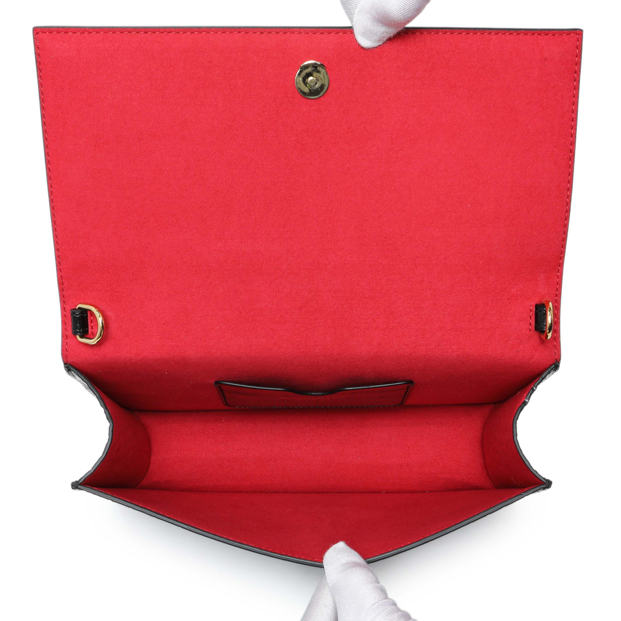 Alexander McQueen Skull Embellished Embossed Top Handle Bag Handbags Alexander McQueen