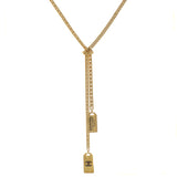 Chanel Rue Cambon Dog Tag Necklace