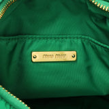 Miumiu Green Wander Matelasse Hobo Bag Handbags Miu Miu