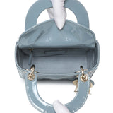 Christian Dior Cannage Patent Mini Lady Dior Handbags Christian Dior