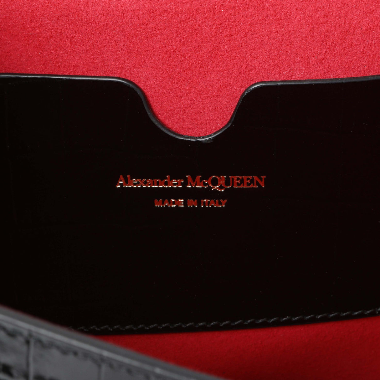 Alexander McQueen Skull Embellished Embossed Top Handle Bag Handbags Alexander McQueen