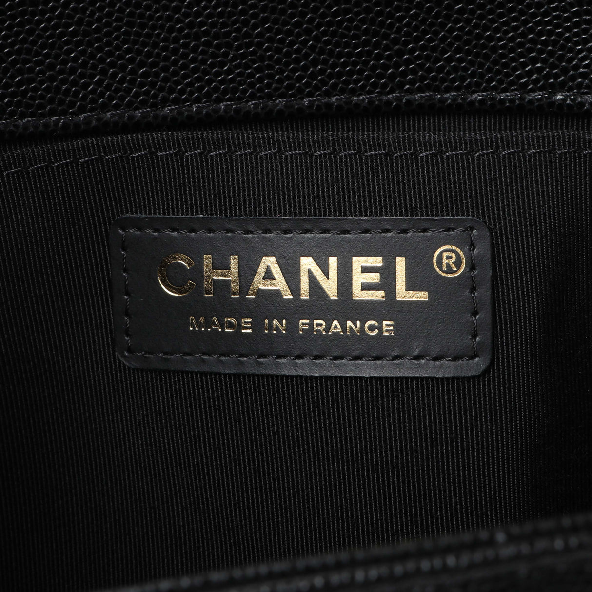 -7 items Thur July 9 ⬆️ - Chanel Black Quilted Caviar Medium Boy Flap Handbags Chanel