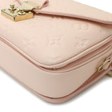 Louis Vuitton Pink Opale Empreinte Pochette Metis East West Handbags Louis Vuitton