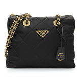 Prada Black Re-Nylon Saffiano Stitched Re-Edition 1995 Shoulder Bag Handbags Prada