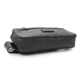 Gucci Black Soft GG Supreme Monogram Web Belt Bag Handbags Gucci