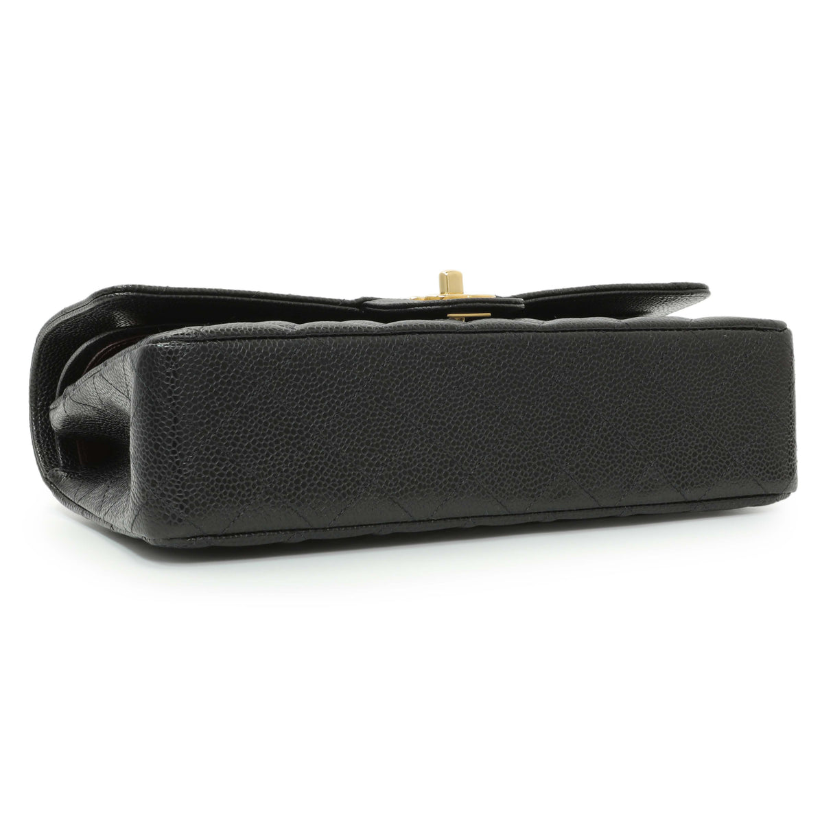 Chanel Black Caviar Medium Double Flap Handbags Chanel