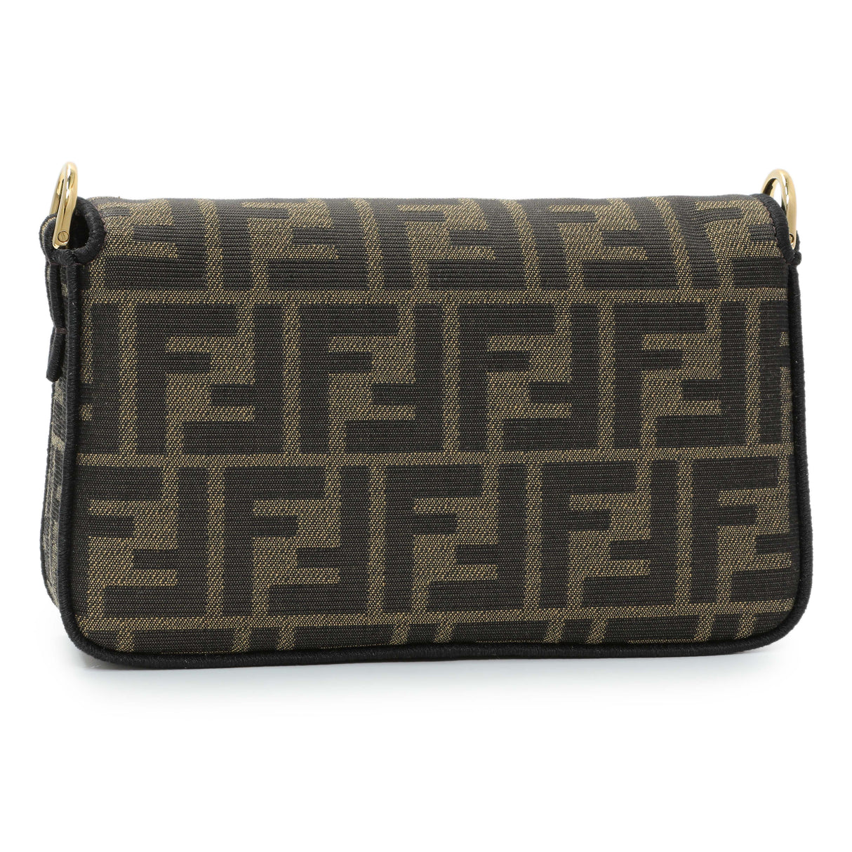 Fendi Fabric Jacquard FF 1974 Mini Baguette Handbags Fendi