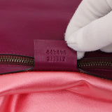 Gucci Fuchsia Velvet Matelasse Medium GG Marmont Shoulder Bag