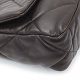 Chanel Brown Quilted Lambskin Medium Chanel 19 Flap Handbags Chanel
