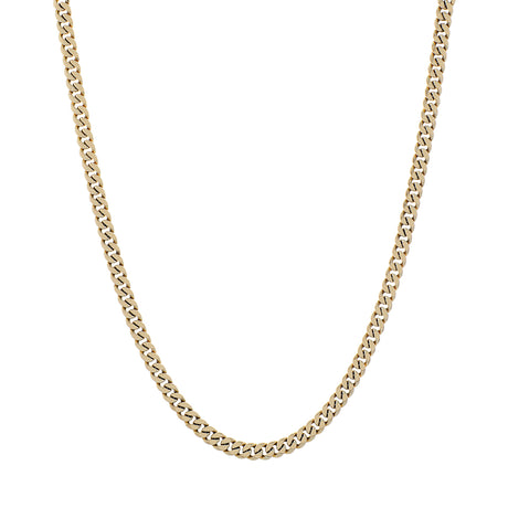10K Yellow Gold Italian Curb Chain Fine Jewellery Modaselle