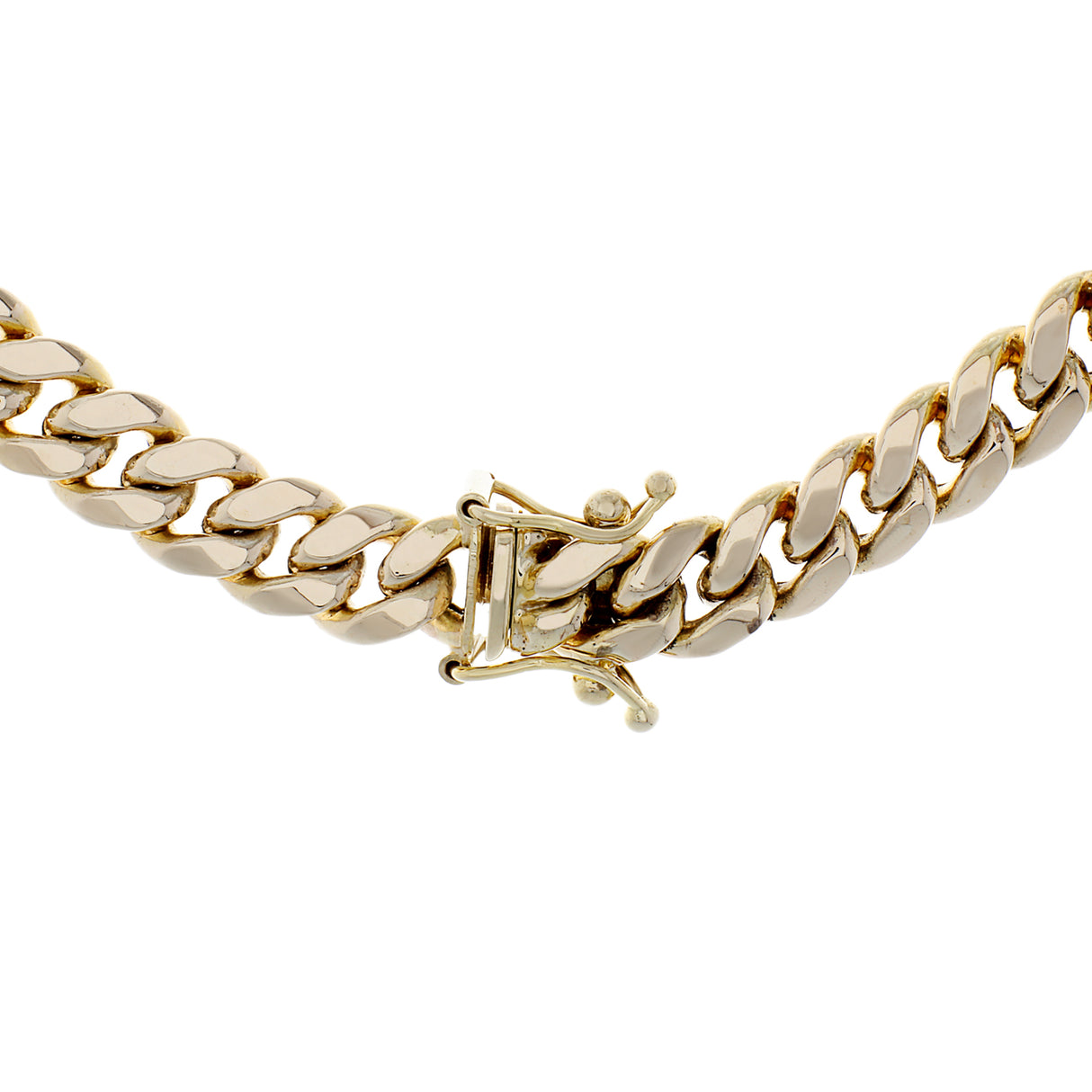 10K Yellow Gold Italian Curb Chain Fine Jewellery Modaselle
