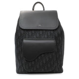 Christian Dior Black Oblique Saddle Backpack Handbags Christian Dior