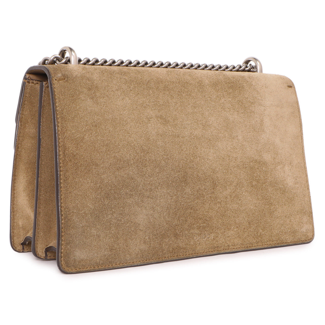 Gucci Taupe Suede Small Dionysus Shoulder Bag Modaselle