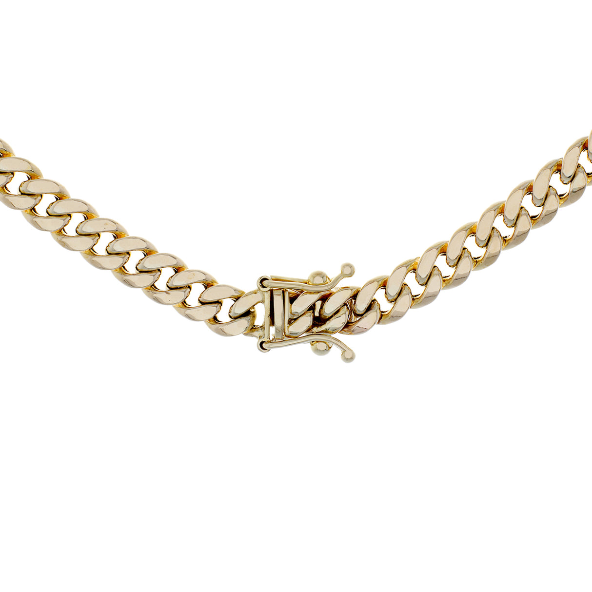 10K Yellow Gold Italian Curb Chain Fine Jewellery Modaselle