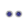 18K White Gold 2.30 Carat Tanzanite Earrings Fine Jewellery Modaselle