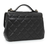 Chanel Black Caviar Medium Business Affinity Flap Handbags Chanel