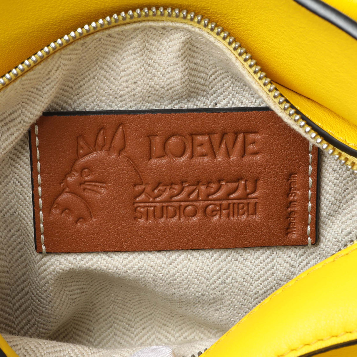 Loewe X Studio Ghibli Calfskin My Neighbour Totoro Mini Puzzle Bag Handbags Loewe