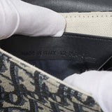 Christian Dior Oblique Saddle Pouch with Chain Handbags Christian Dior