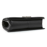 Chanel Black Quilted Caviar Medium Boy Flap Handbags Chanel