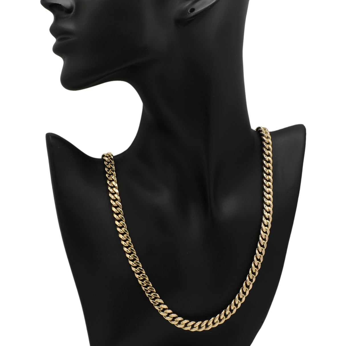 10K Yellow Gold Curb Chain Fine Jewellery Modaselle