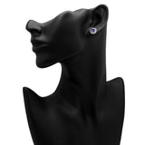 18K White Gold 2.30 Carat Tanzanite Earrings Fine Jewellery Modaselle