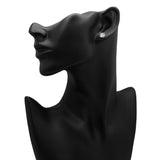 Platinum 3.03 Carat Diamond Stud Earrings Fine Jewellery Modaselle